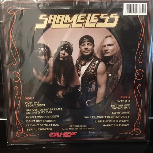Shameless the filthy 7 Vinyl LA Guns Eric Singer KISS Glam - Bild 3 von 3