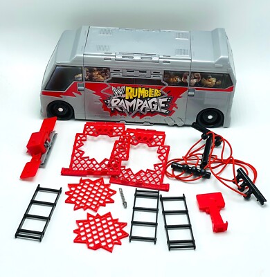 RAMPAGE TOYS ワームラー WWE Mattel Rumblers Rampage Transforming Tour Bus Playset w