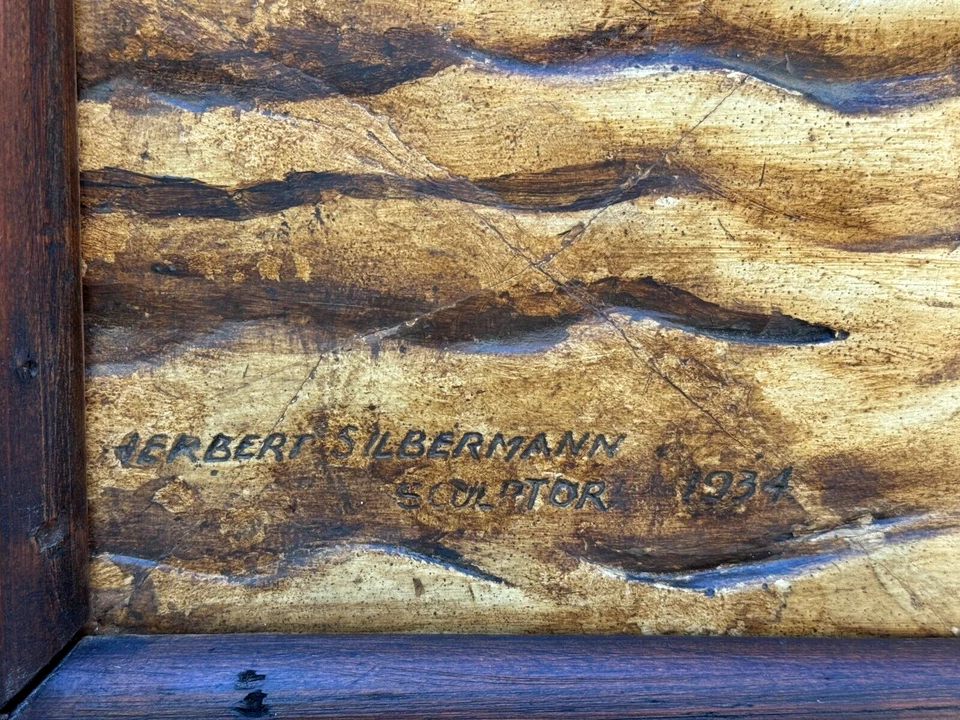 Herbert Silbermann 1934 escultura A Petrovits arma de la Marina de los Estados Unidos barcos de vapor #50 #62 Foto 4 de 4