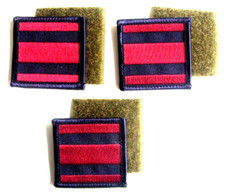 3x ROYAL ENGINEER  TRF ARM BADGES - HOOK & LOOP  BRITISH ARMY  RE SAPPER
