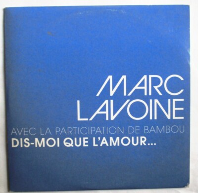 MARC LAVOINE & BAMBOU - CD SINGLE PROMO ''SAG MIR, DASS DIE LIEBE...''