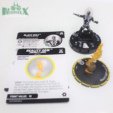 Heroclix Black Panther and the Illuminati set Black Bolt 042 Rare figure w/card