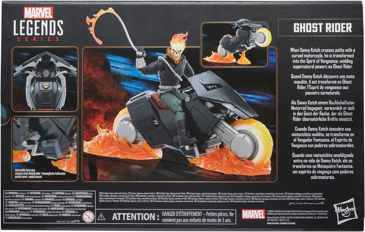 Marvel 85th Anniversary Legends Ghost Rider with Cycle 6IN Marvel 85th Anniversary Legends Ghost Rider with Cycle 6IN