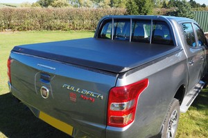 Fiat Full Back Soft Roll Up Tonneau Bed Cover Fits With Ladder Rack Sx Model D C Ebay
