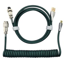 Type C USB Cable Mechanical Keyboard Spiral 1.8M Custom Gaming Coiled Aviator