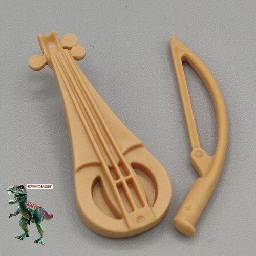 Accessoires Playmobil Médiévaux : Instruments De Musique Pour Troubadour - Neuf