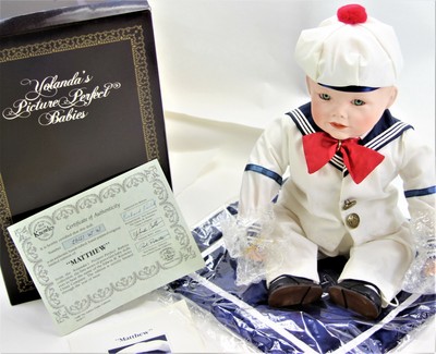 porcelain sailor boy doll
