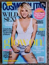 BIG BANG THEORY'S KALEY CUOCO ON COVER APR 2016 COSMOPOLITAN MAGAZINE + WILD SEX