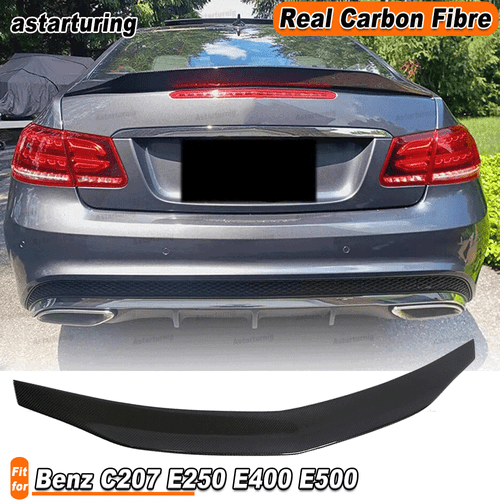 For Benz C207 E250 E400 E500 Coupe 2009-2016 Carbon Rear Trunk Spoiler Wing Lip  - Bild 1 von 12