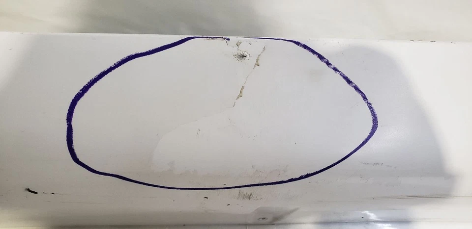 SWP Snow White Pearl Left Rocker Panel Moulding OEM 2015 Kia K900 - Image 3 of 4