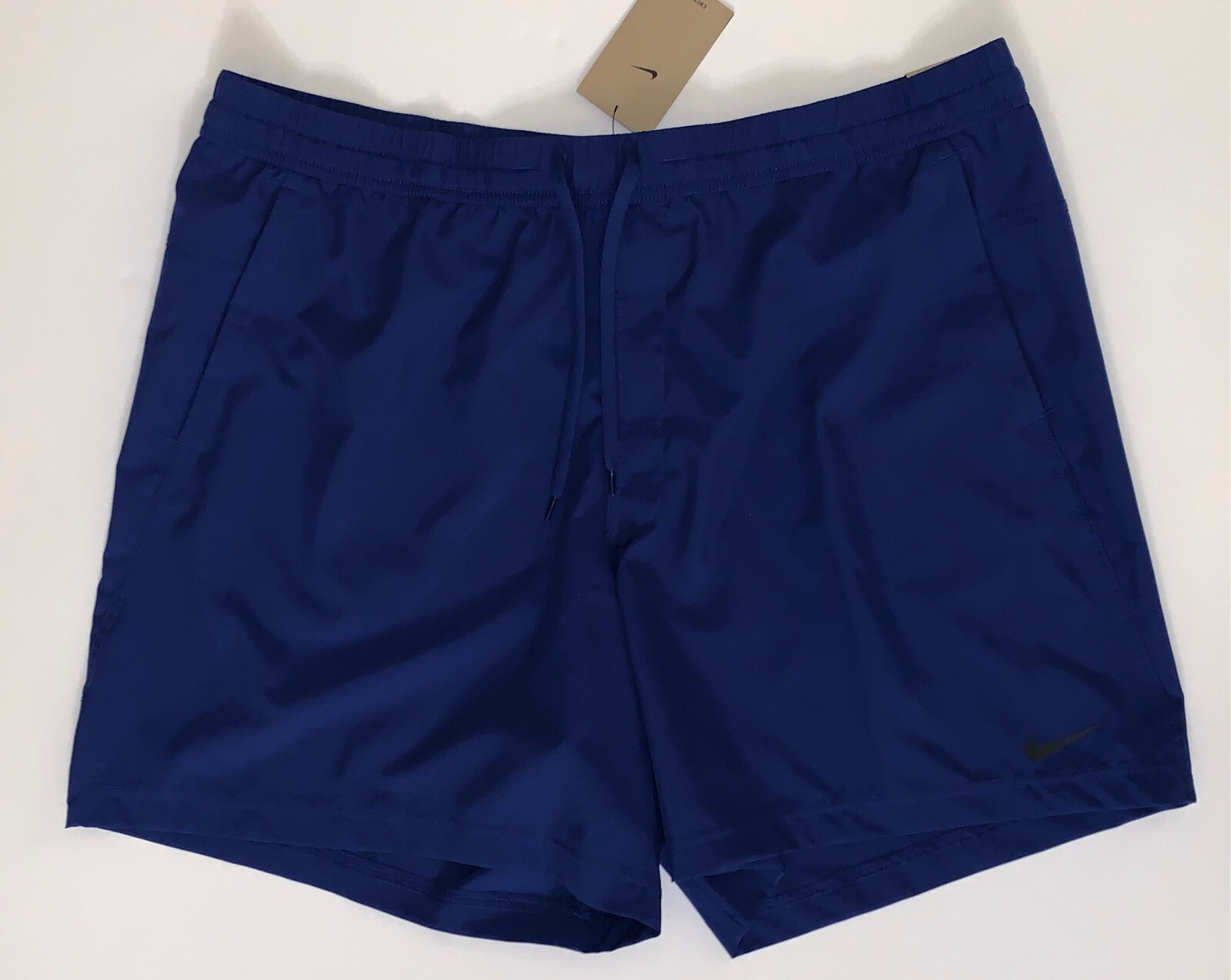 NWT Nike Dri-FIT Training 7" Unlined Versatile Men's XXL Deep Royal Blue Shorts