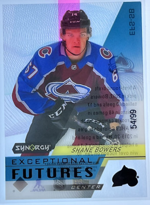 2020-21 UPPER DECK Synergy Exceptional Futures BLACK #EFS-SB Shane Bowers RC /99
