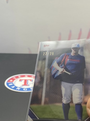 2025 Topps Now Opening Day #OD-148 Josh Jung Orange Parallel SN #/25 - Bild 3 von 3