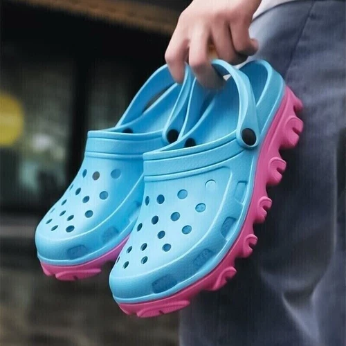 Men's Slip-On Garden Mules Clogs Sports Sandals Beach Water Slippers - Picture 9 of 33