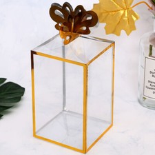10X Clear PVC Cases Wedding Party Favor Gift Candy Display Box Transparent Craft