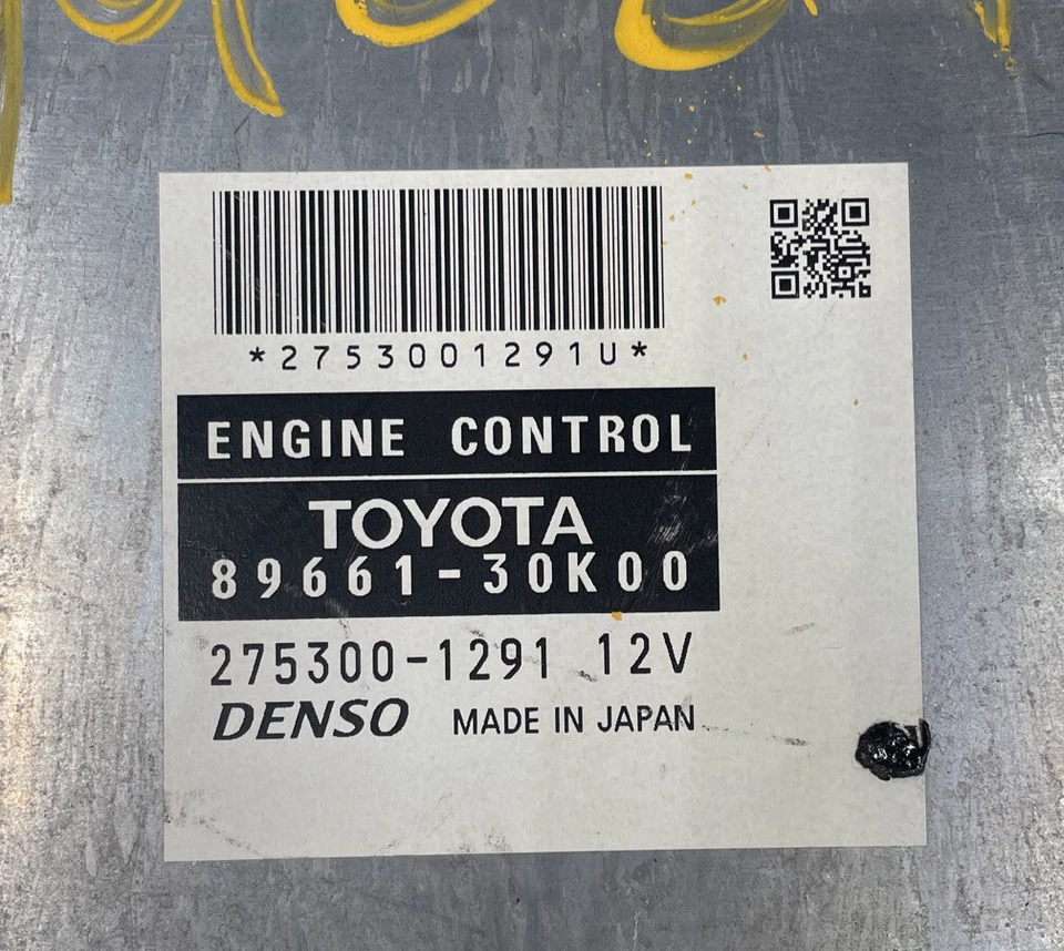 2008 Lexus GS460 4.6L AT computador de controle do motor ECM ECU 89661-30K00 - Imagem 3 de 3