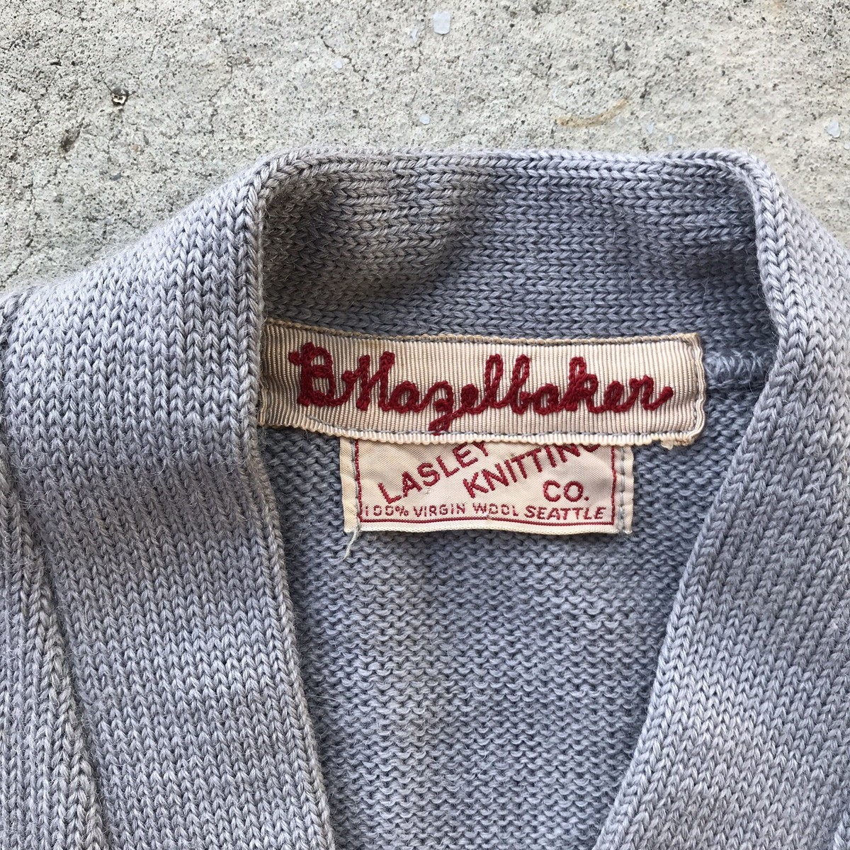 Vtg University Of Idaho Cardigan Letterman Sweater Lasley