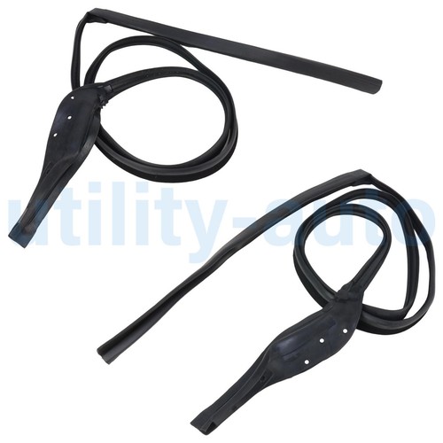 Pair Left+Right Rear Door Sealing Rubber For BMW F02 F04 730Li 740Li 750Li 760Li - Picture 3 of 11