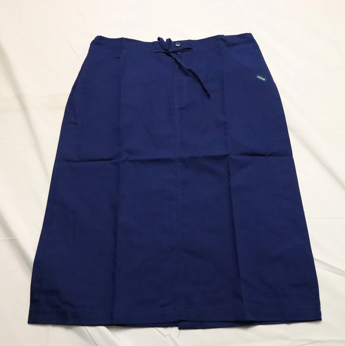 Drawstring top scrub skirt