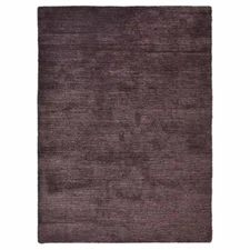 Eco-Friendly Hand Knotted Loom Silk Mix Area Rug Solid Brown Beige BBLSM111