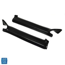 1969 Camaro Firebird Interiorpillar Post Moldings Pads Black Convertible - New 1969 Camaro Firebird Interiorpillar Post Moldings Pads Black Convertible - New
