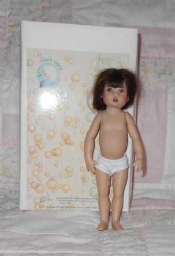 EUC HELEN KISH 7.5" RILEY The Nurse RN Brown Mohair & Box & COA (NO Clothes)