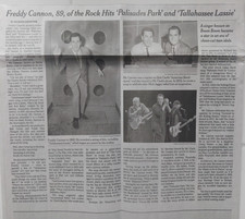 Freddy Cannon 89 Palisades Park Hal Williams ...