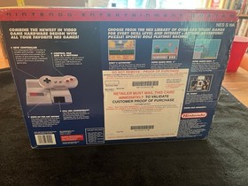NES Control Deck Console In Box Matching Barcode Tested W/ Unripped PoP Tag
