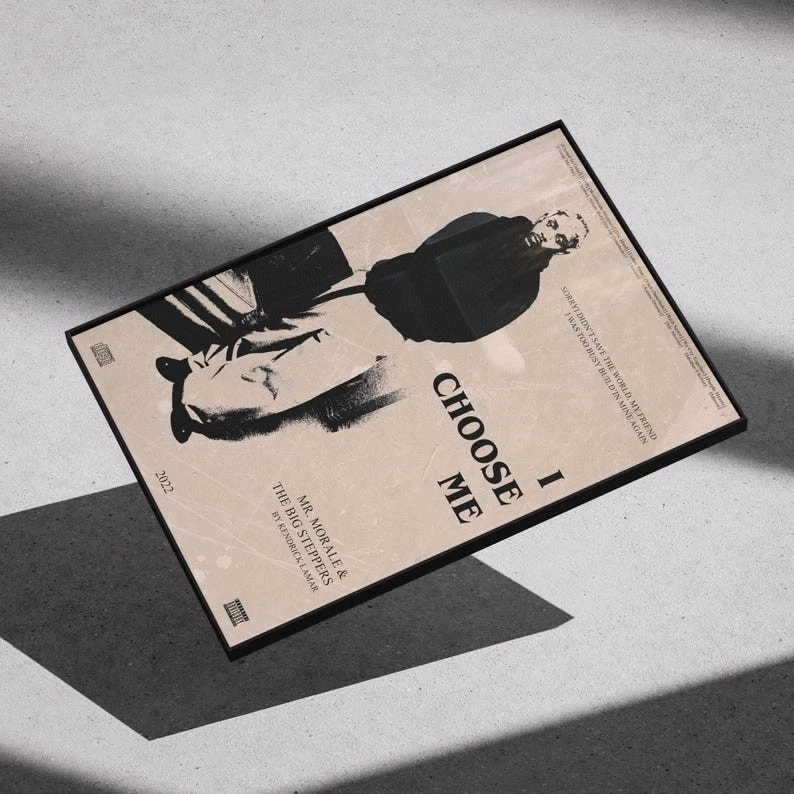 Kendrick Lamar Poster - Big Stepper Poster - Album Cover Poster - Rapper Poster - Image 2 of 4