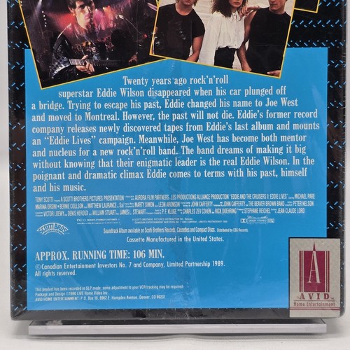 NEW Eddie and the Cruisers II 2 VHS 1990 Rock Music Drama Cult Sequel Sealed - Picture 4 of 10