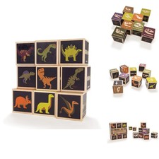 Uncle Goose Dinosaur Blocks DIN9 - Made in USA