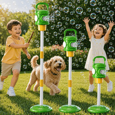 Standing Bubble Machine for Kids, Height 47 in Automatic Bubble Toy