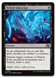 Hellish Sideswipe 90 Aetherdrift Uncommon Sorcery