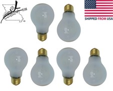 6x Rough Service 75w 75 Watt Light bulbs Inca...