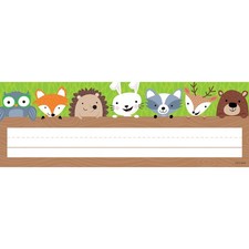 Woodland Friends Name Plates by Creative Teaching Press