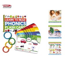 Phonics Flash Cards - Learn to Read in 20 Phonic Stages - Education for Kids ...