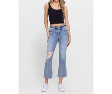 Vervet By Flying Monkey Most Likely Ankle Flare Jeans Size 28 (7)