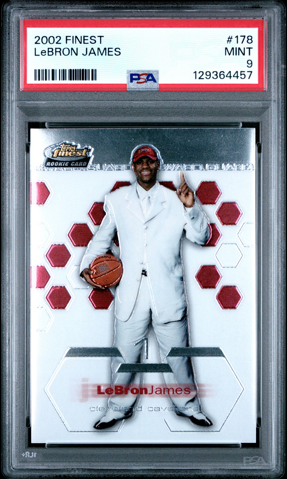 LeBron James 2002 Topps Finest #178 Base Price Guide - Sports Card