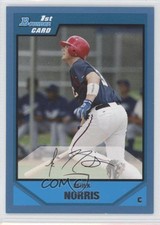 2007 Bowman Draft Prospects Blue 103/399 Derek Norris #BDPP23 0f8