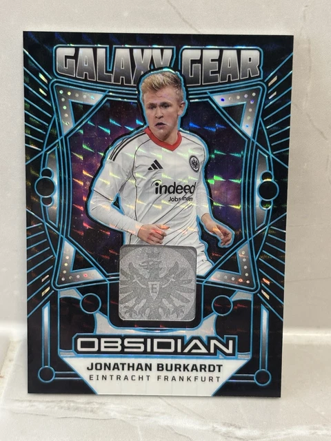1/1 💎 Jonathan Burkardt Panini Obsidian 2025-26 Galaxy Gear Patch Bundesliga