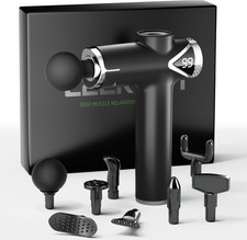 Massage Gun Deep Tissue Percussion Muscle Massager 8 Heads Rechargeable