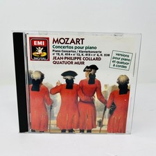 Mozart Collard/Quatuor Muir Piano Concertos N°6,12,13 CD 1988 Classical EMI EX