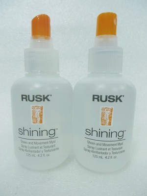 RUSK SHINING SHEEN AND MOVEMENT MYST 4.2 OZ (Lot of 2)