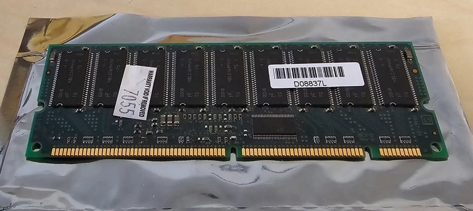 HP 120Mb Memory PC133-333 MT18LSDT1672G-133C2 Ref00311 - Image 2 of 2