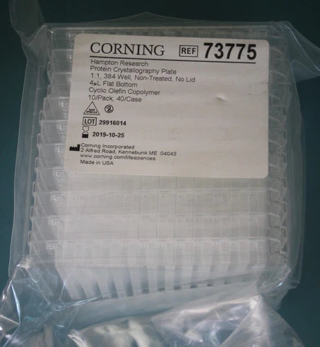 CORNING 73775 384 WELL CRYSTALEX CRYSTALLIZATION PLATE 10/BAG HAMPTON RESEARCH