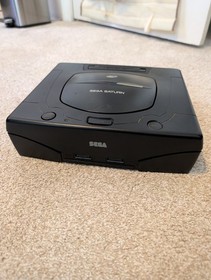 Sega Saturn MK-80000A Console Bundle 1 Controller Cables 1 Sampler Tested Works
