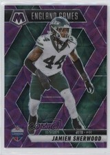 2025 Panini Mosaic International Games Purple Scope Prizm Jamien Sherwood 14dq