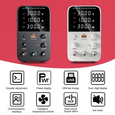 Adjustable DC power supply USB Digital Power Source Voltage Regulator Switch