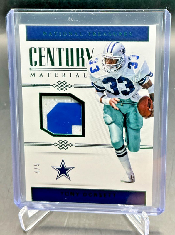 2017 Panini National Treasures Century TONY DORSETT Patch 4/5 #78