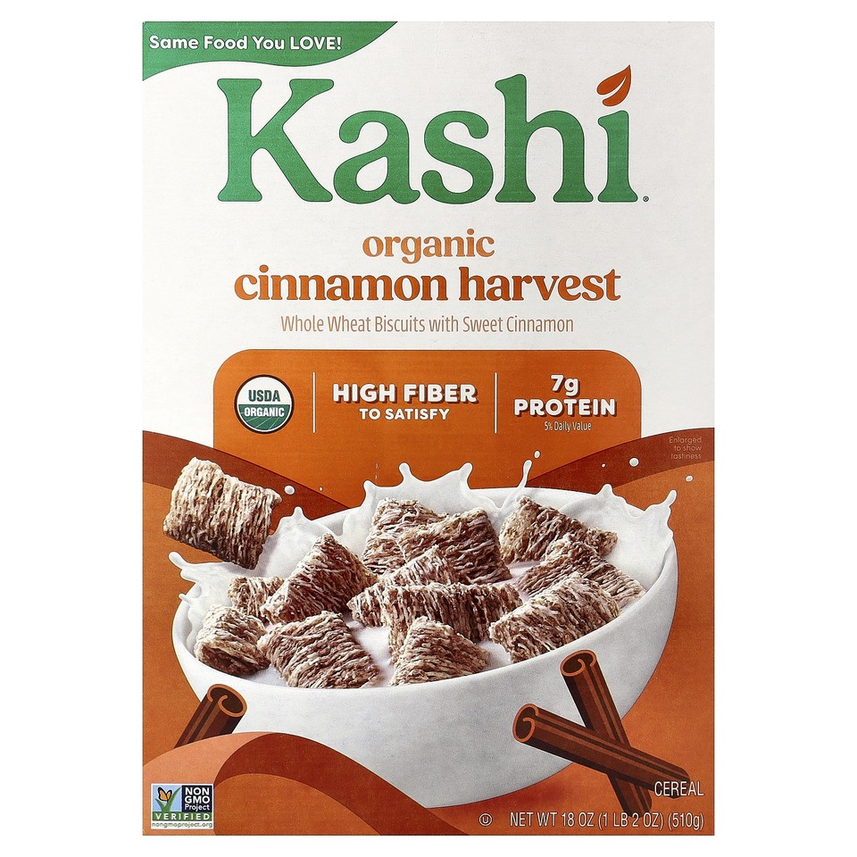 Organic Cereal, Cinnamon Harvest, 18 oz (510 g)